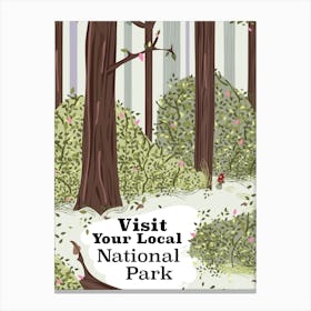 Visit Your Local National Park Canvas Print