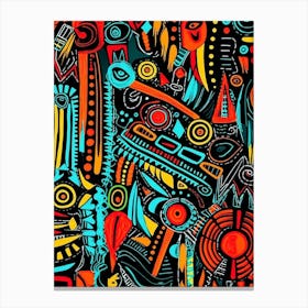 African Fabric Swatch 1   Canvas Print