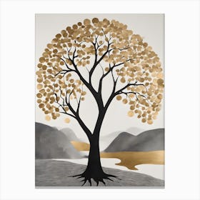 Tree Of Gold Canvas Print