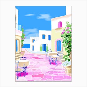 San Vito Lo Capo, Italy Colourful View 2 Canvas Print