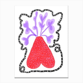 Heart Bloom Canvas Print