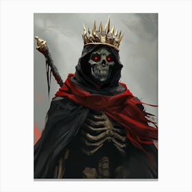 King Of The Dead Canvas Print