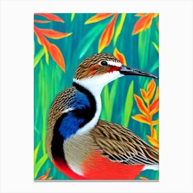 Dunlin Tropical bird Canvas Print