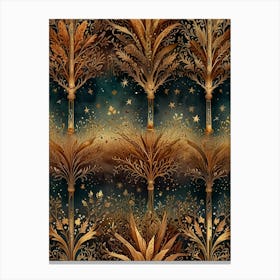 Golden Trees Canvas Print