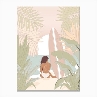 Mysterious Water  Canvas Print