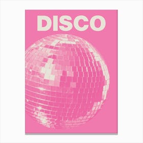 Disco Pink Canvas Print