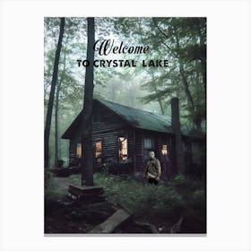 Welcome To Crystal Lake Canvas Print