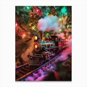 Christmas Train 2 Canvas Print