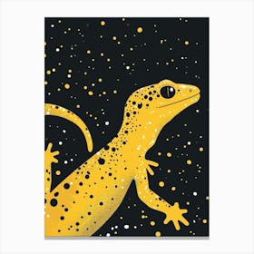 Yellow Gecko 1 Canvas Print