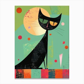 Black Cat 60 Canvas Print