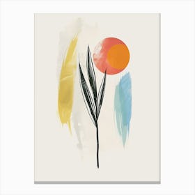 Timeless Balance Mid Century Style Canvas Print