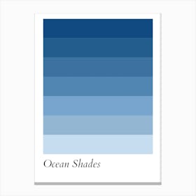 Ocean Shades Canvas Print