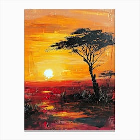 Sun of Africa Canvas Print