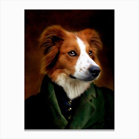 Loyal Hunter Bibi The Dog Pet Portraits Canvas Print
