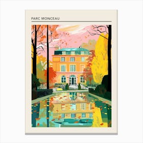 Parc Monceau Paris France 3 Canvas Print