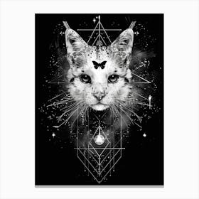 Cat Head Canvas Print