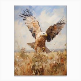 Bird Painting Golden Eagle 2 Canvas Print