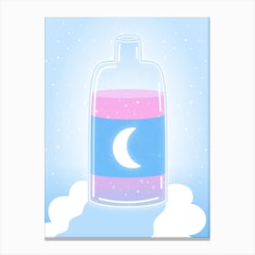 Moon Drink Canvas Print