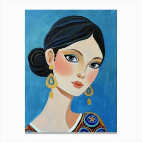 Asian Woman 26 Canvas Print