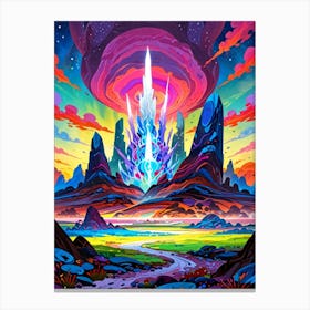 Rainbow Universe Canvas Print