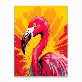 Flamingo 3 Canvas Print