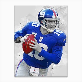 Eli Manning New York Giants Canvas Print