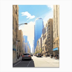 City Street Canvas Print