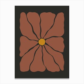 Autumn Flower 01 - Scarlet Canvas Print