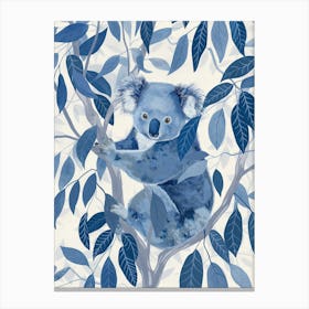 Monochrome Koala Canvas Print