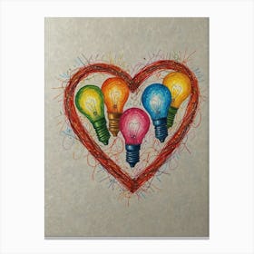 Heart Of Light Canvas Print