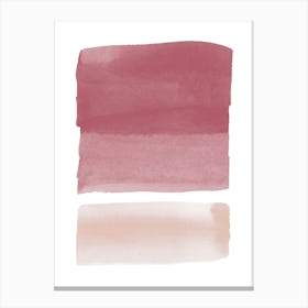 Abstract Rose Pink Art Print Canvas Print