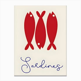 Sardines 5 Canvas Print