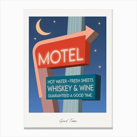 The Motel Canvas Print