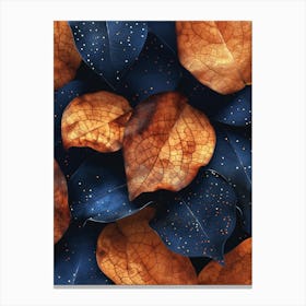 Celestial Leaves Canvas Print