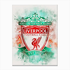 Liverpool Fc Painting Canvas Print