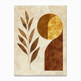 Golden Leaves Canvas Print