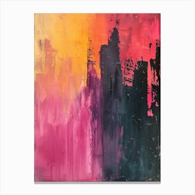 Abstract Cityscape 3 Canvas Print