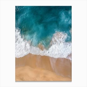 View Of A Beach Canvas Print