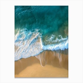 Aerial View Of A Beach 121 Canvas Print