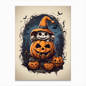 Halloween Pumpkins 4 Canvas Print