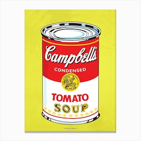 CAMPBELL´S SOUP RED | POP ART Digital creation | THE BEST OF POP ART, NOW IN DIGITAL VERSIONS! Prints with bright colors, sharp images and high image resolution.  Canvas Print