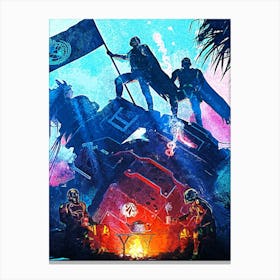 Helldivers 2 4 Canvas Print