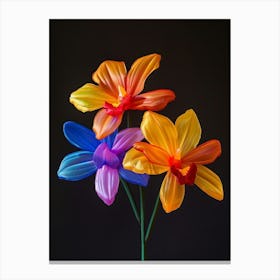 Bright Inflatable Flowers Orchid 2 Canvas Print