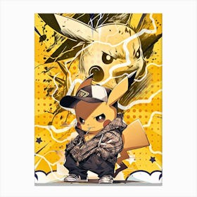 Pokemon Pikachu Canvas Print