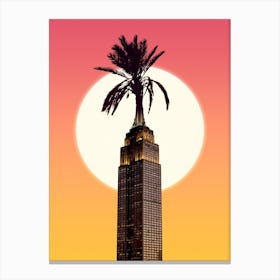 Urban Palms Canvas Print