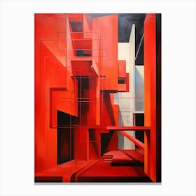 Abstract Geometric Architecture 2 Canvas Print