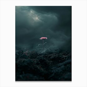 Flower In The Dark 98 Canvas Print