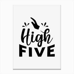 High Five Canvas Print