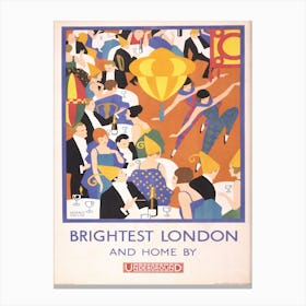 Brightest London And Home Horace Taylor Canvas Print