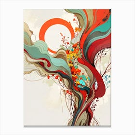 Abstract Tree 2 Canvas Print